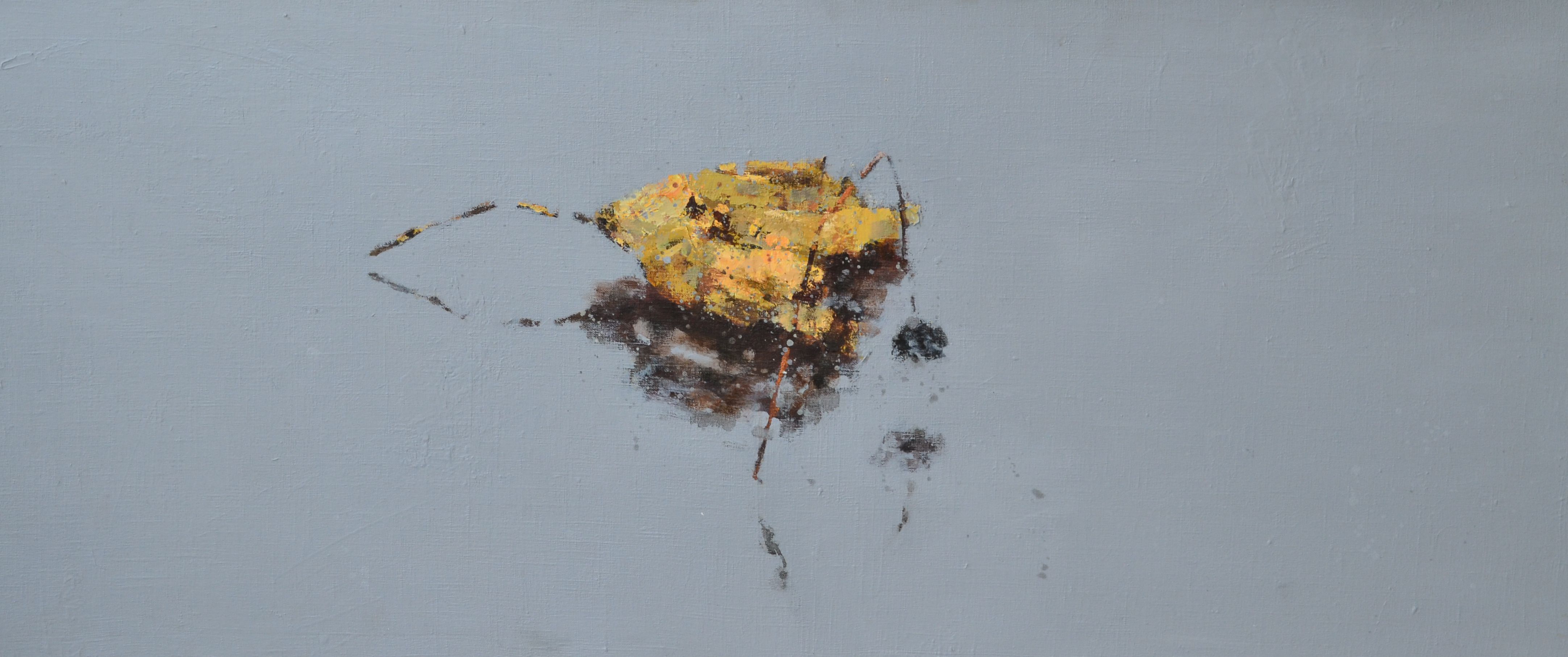 荷语之四，120x50cm