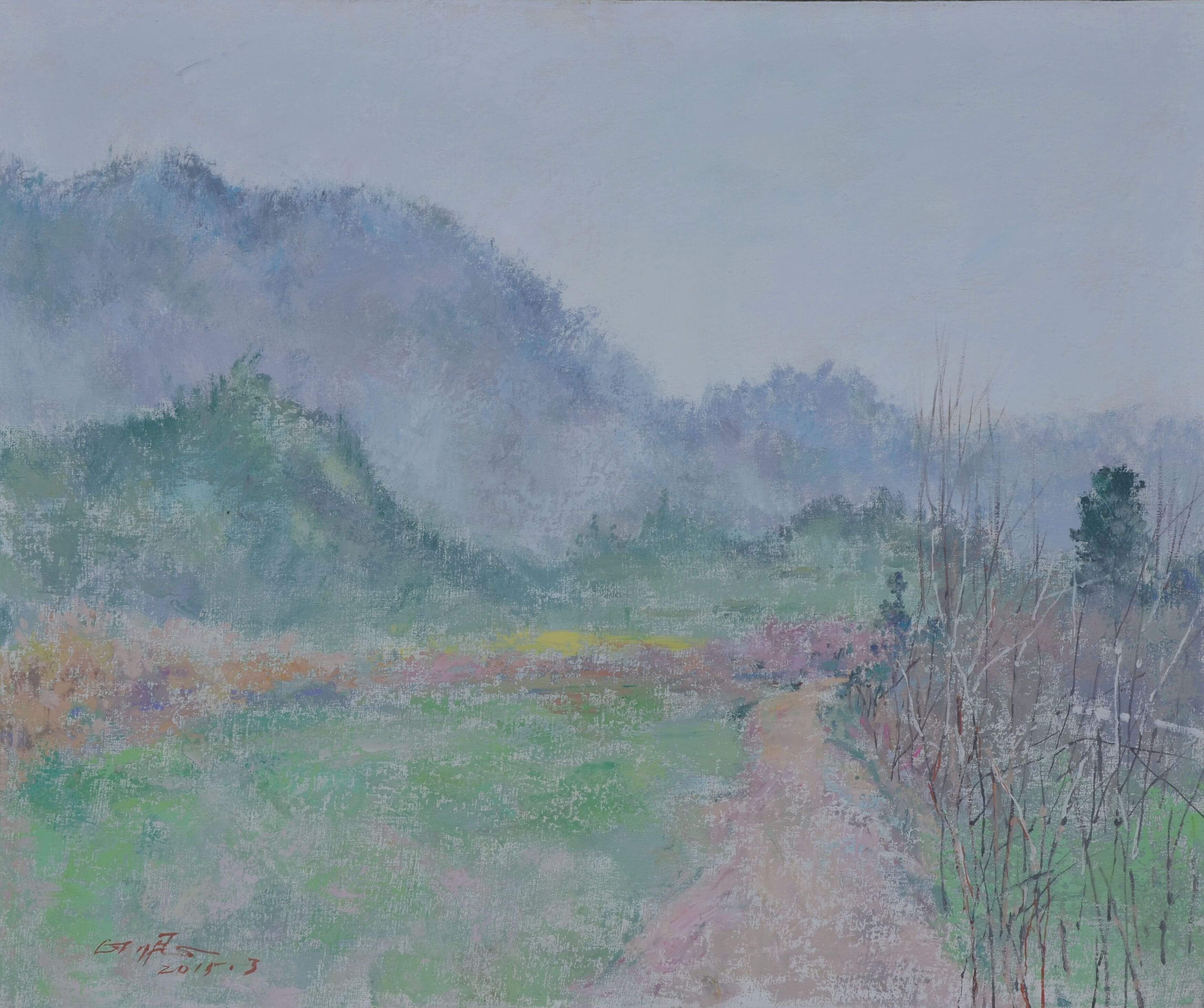 《春天》(65×54cm) 《春天》(65×54cm)