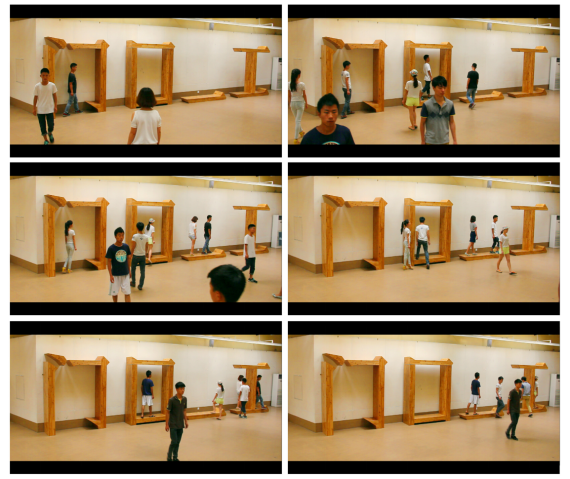 《人 闪 人 囚人 丛 从 巫》 装置影像 2014 《人 闪 人 囚人 丛 从 巫》 装置影像 2014