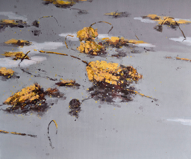 荷语之五，150x120cm