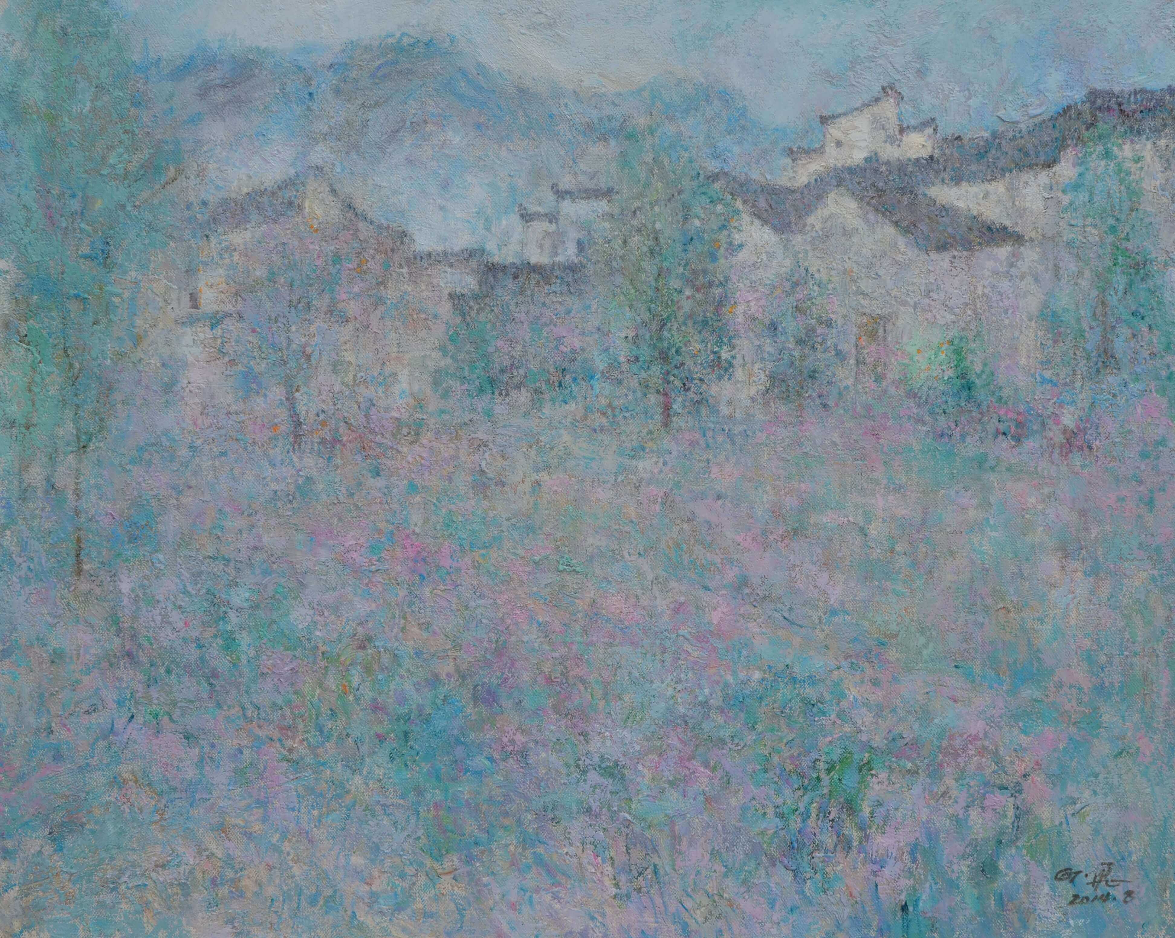 《菜园》(100×80cm) 《菜园》(100×80cm)