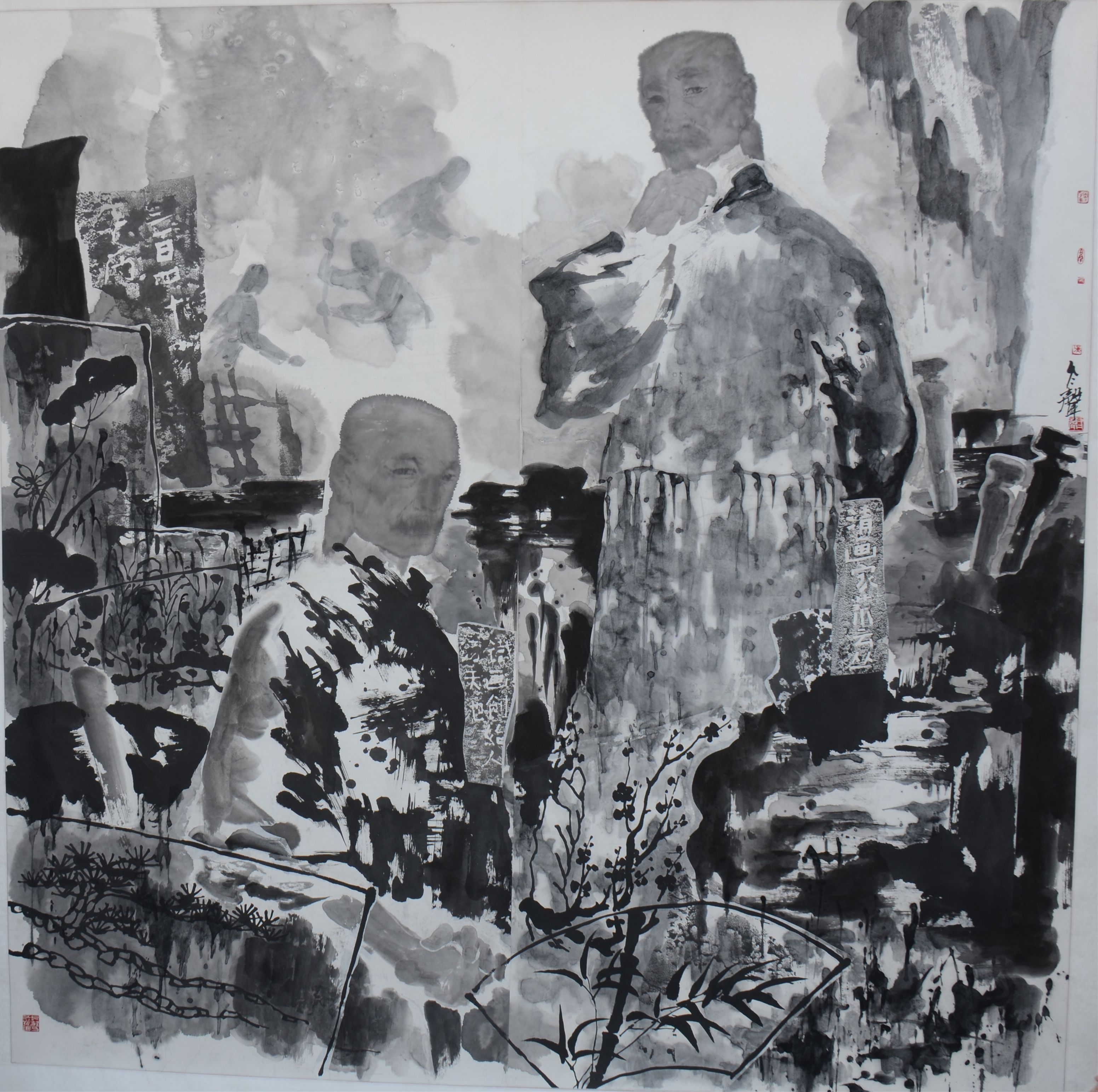 萧云从与汤天池